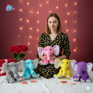 ❤️ Valentine Offer ❤️ Elina The Elephant Soft Toys 🐘