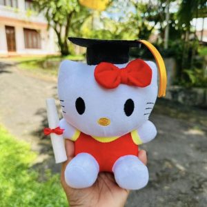 Graduation Hello kitty 17cm 8 Graduation Hello kitty 17cm - Image 8