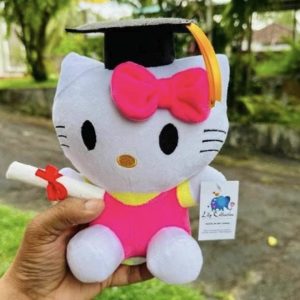 Graduation Hello kitty 17cm 5 Graduation Hello kitty 17cm - Image 5