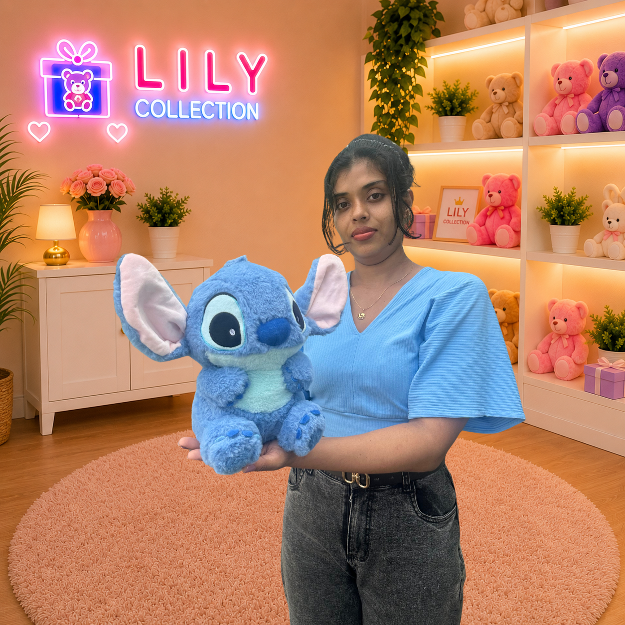 Free Delivery Premium Quality Lilo Stitch Plush Toy 30cm Blue Stitch | Sri lanka 2 Free Delivery Premium Quality Lilo Stitch Plush Toy 30cm Blue Stitch | Sri lanka - Image 2
