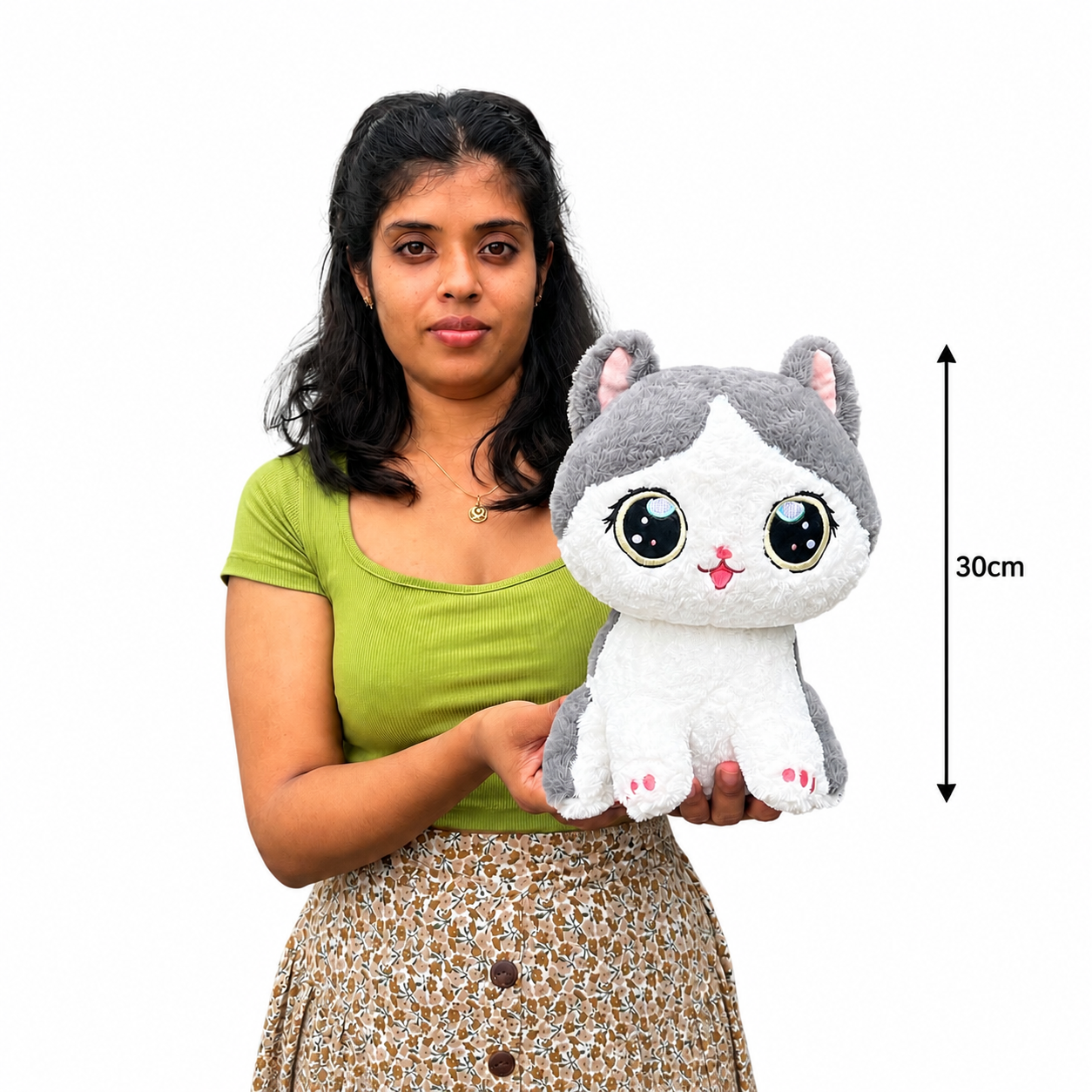 Free Delivery Sitting Cute Cat Plush Toy 30cm 🐱| SRI LANKA 2 Free Delivery Sitting Cute Cat Plush Toy 30cm 🐱| SRI LANKA - Image 2