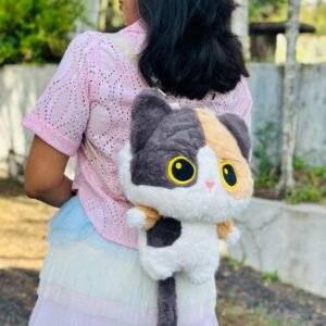 Free Delivery Soft Cute Cat Backpack Standing Cat Lightweight | Sri lanka 23 IMG 8713
