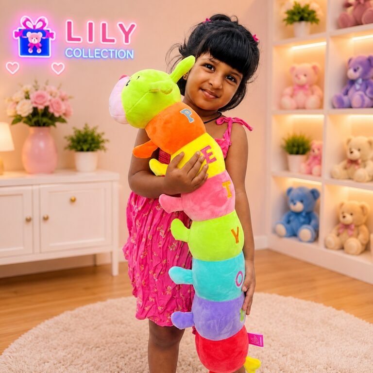 Free Delivery Premium Quality Cute Baby Caterpillar Plush Toy | Sri lanka
