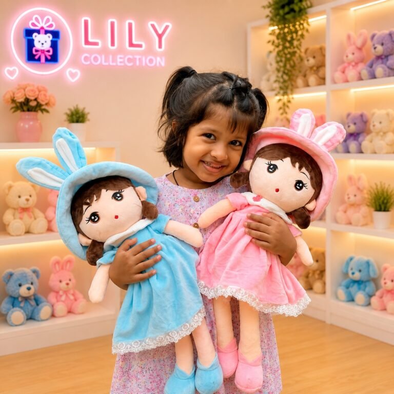 Free Delivery LILY Doll 60cm – Premium Soft Plush Doll | SRI LANKA