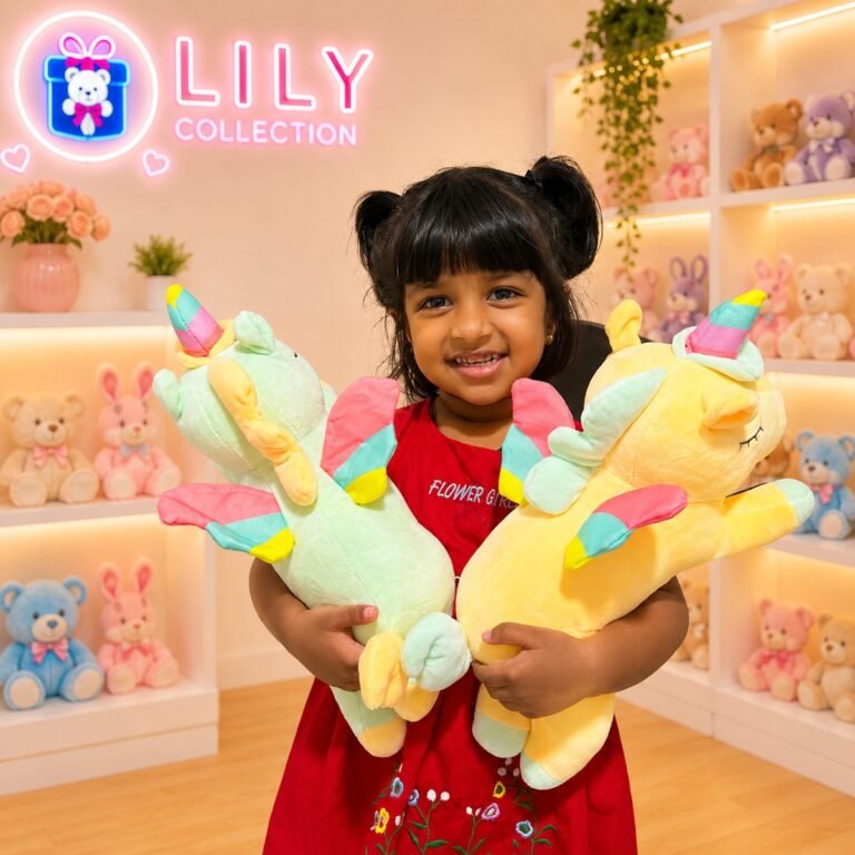Free Delivery Sleeping Unicorn 35cm Premium Plush Toy | SRI LANKA