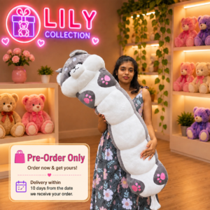 🛍️ Pre-Order Only Husky Long Body Plush Toy  4 Feet | Sri Lanka