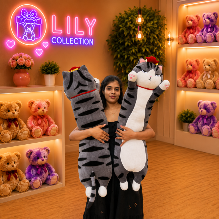 Free Delivery Cat Pillow 3ft Super Soft Plush Gift | Sri Lanka 🐱💖