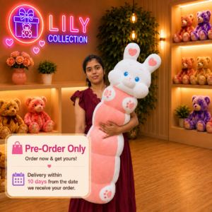 🛍️ Pre-Order Only Long Body Bunny Plush Toy 4 Feet | Sri Lanka