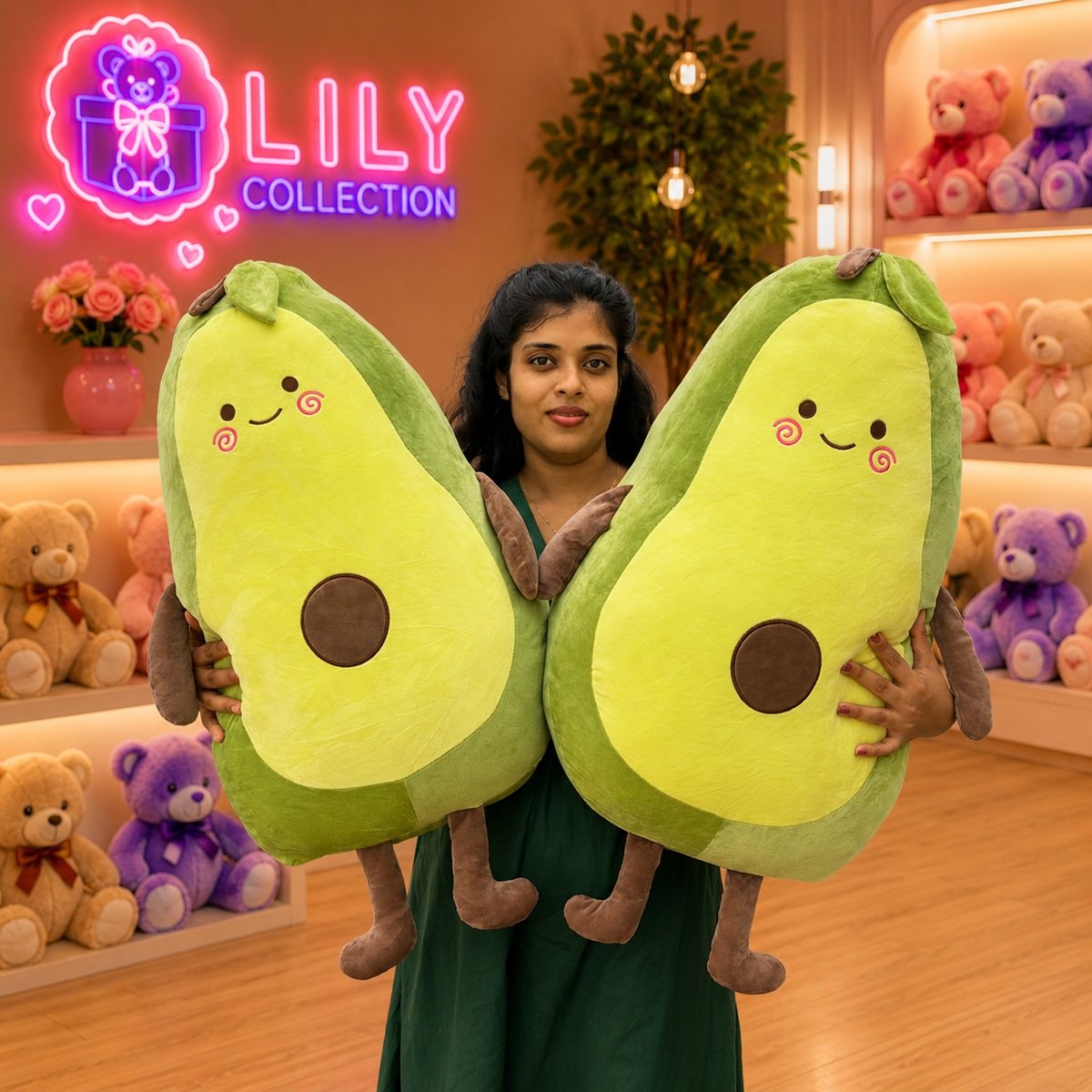 Free Delivery Avocado Premium Quality Pillow Plush Toy 85cm | Sri Lanka 1 Free Delivery Avocado Premium Quality Pillow Plush Toy 85cm | Sri Lanka