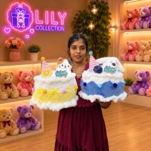 Free Delivery Plush Birthday Cake Unique | Sri Lanka 33 cl