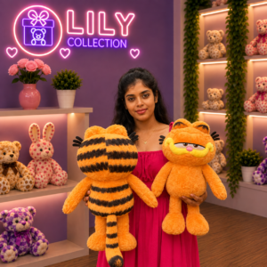 Free Delivery Real Garfield Premium Plush Toy 50cm | Sri Lanka