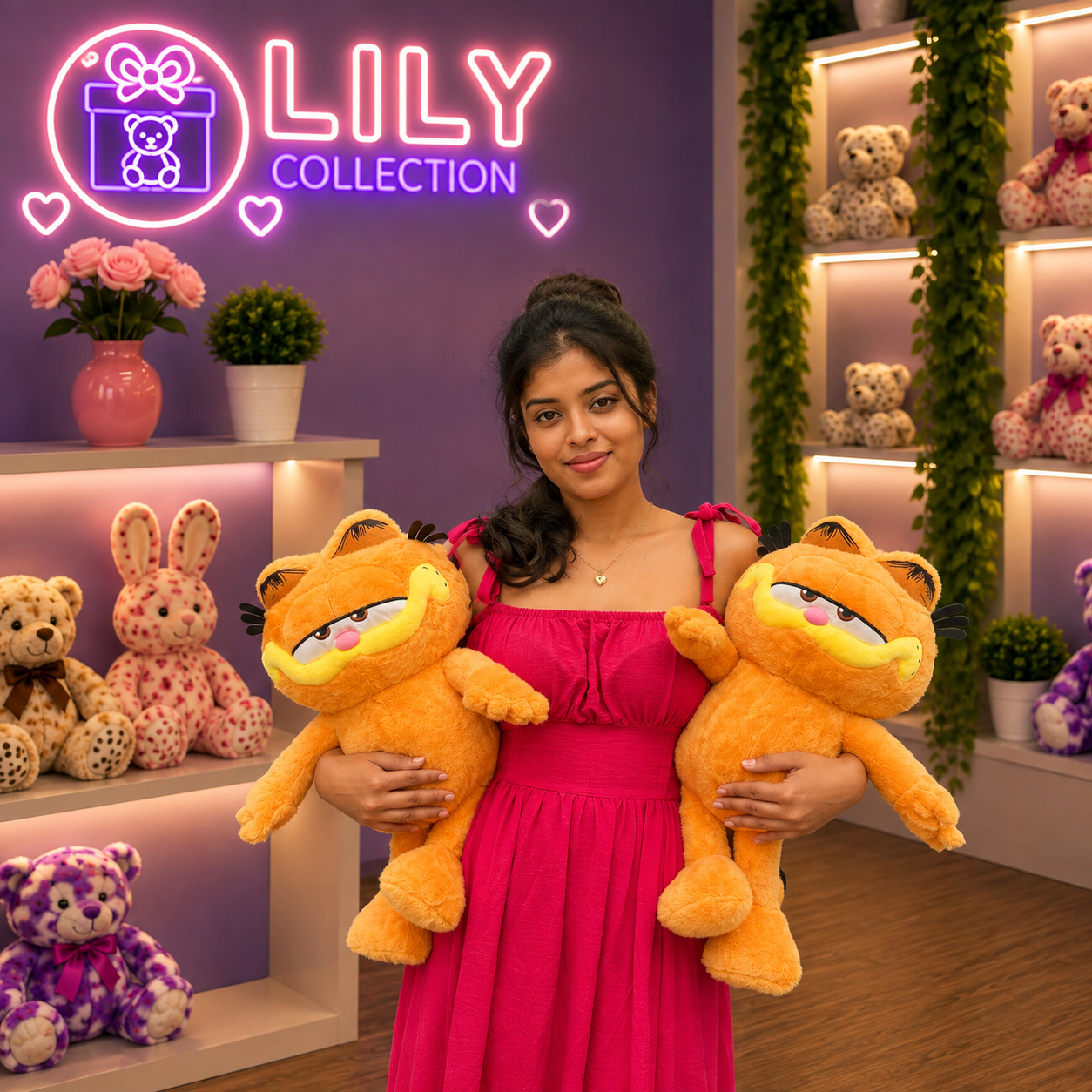 Free Delivery Real Garfield Premium Plush Toy 50cm | Sri Lanka 2 Free Delivery Real Garfield Premium Plush Toy 50cm | Sri Lanka - Image 2