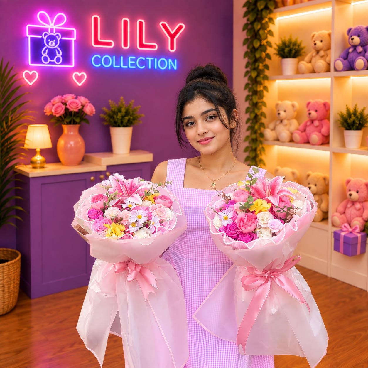🌸 Free Delivery Beautiful Artificial LED Flowers Bouquet | Sri Lanka 1 🌸 Free Delivery Beautiful Artificial LED Flowers Bouquet | Sri Lanka