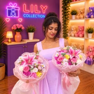 Alternative view of 🌸 Free Delivery Beautiful Artificial LED Flowers Bouquet | Sri Lanka