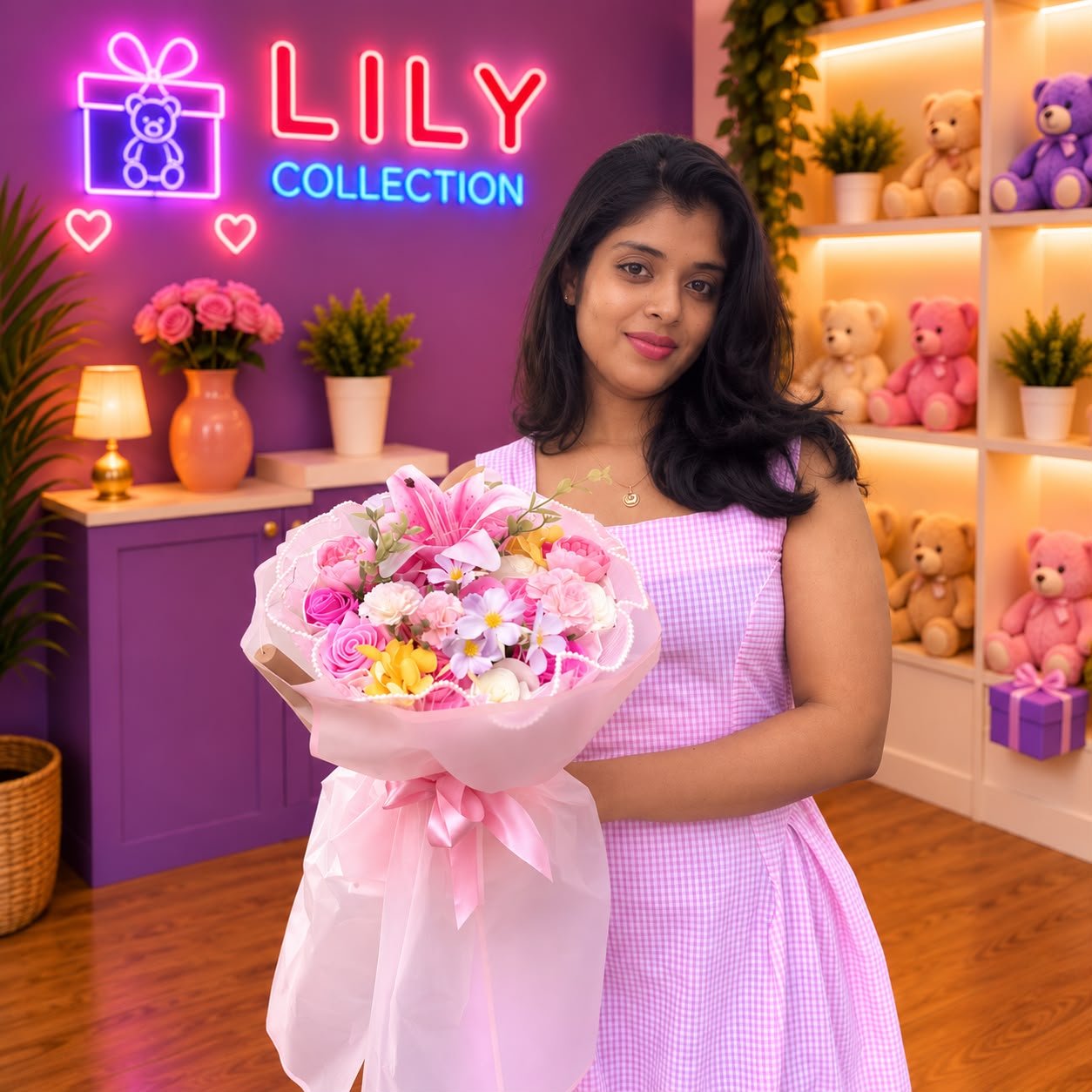 🌸 Free Delivery Beautiful Artificial LED Flowers Bouquet | Sri Lanka 5 🌸 Free Delivery Beautiful Artificial LED Flowers Bouquet | Sri Lanka - Image 5