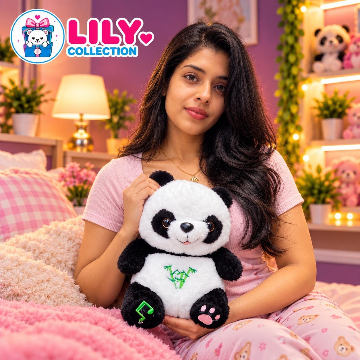 Free Delivery |🐼 Panda Breathing & Soothing Music Plush 22cm | Sri Lanka 3 Free Delivery |🐼 Panda Breathing & Soothing Music Plush 22cm | Sri Lanka - Image 3