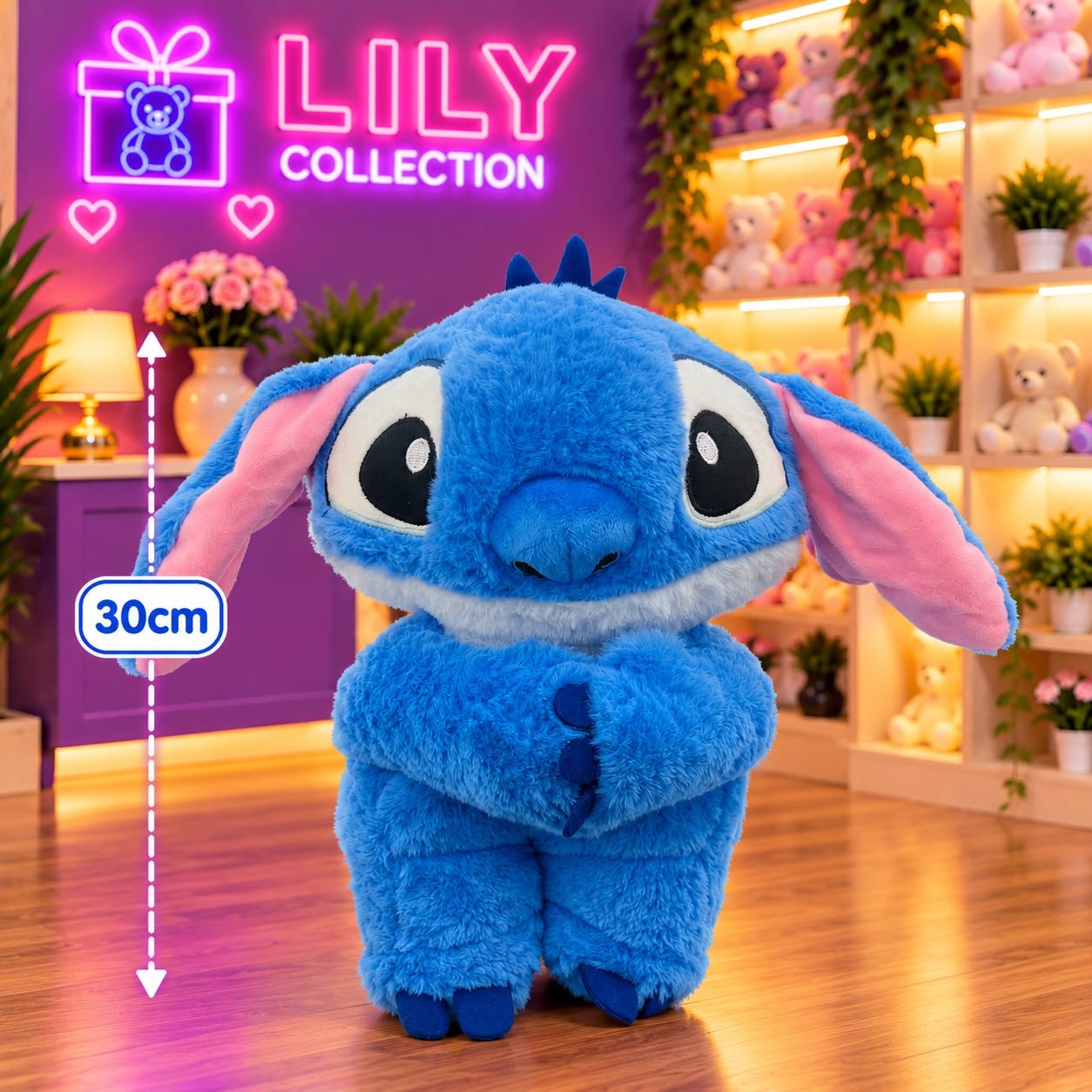 Free Delivery | Breathing Stitch Plush Toy – 30cm | Sri Lanka 4 Free Delivery | Breathing Stitch Plush Toy – 30cm | Sri Lanka - Image 4