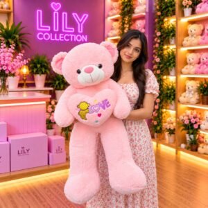 Free Delivery | Giant 3FT Heart Teddy – A Hug That Says It All! ❤️🧸| Sri lanka 10 WhatsApp Image 2026 10 05 at 16.22.252