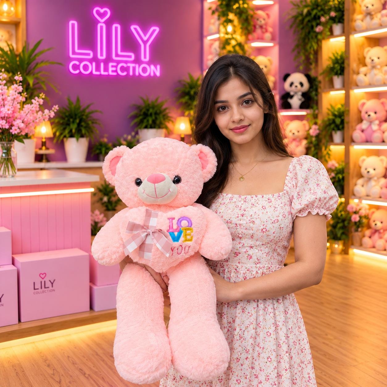 Free Delivery | 60cm Heart Teddy Bear Premium Quality 🧸❤️| Sri Lanka 6 Free Delivery | 60cm Heart Teddy Bear Premium Quality 🧸❤️| Sri Lanka - Image 6
