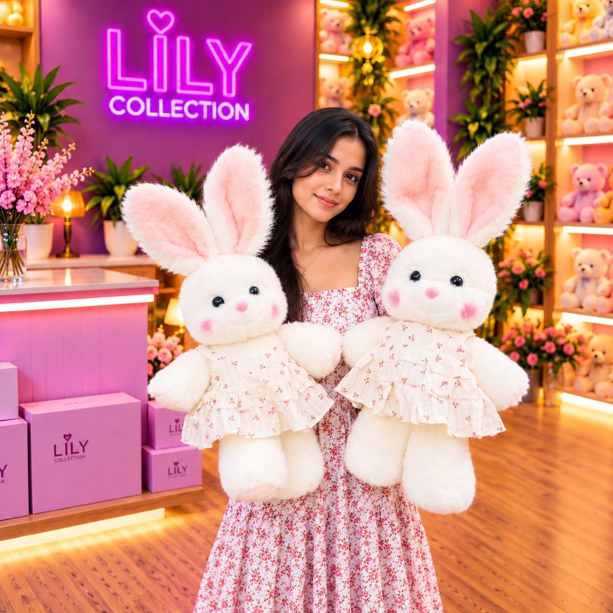 Free Delivery |🐰Fluffy Bunny – The Cutest Gift Ever! 💕| Sri Lanka 1 Free Delivery |🐰Fluffy Bunny – The Cutest Gift Ever! 💕| Sri Lanka