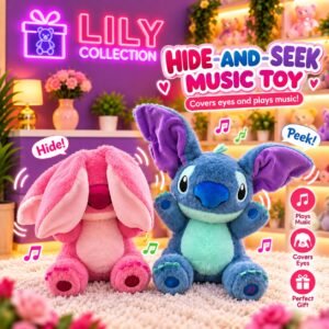 Alternative view of Free Delivery |💙 Stitch Hide-and-Seek Music Plush Toy | Sri Lanka