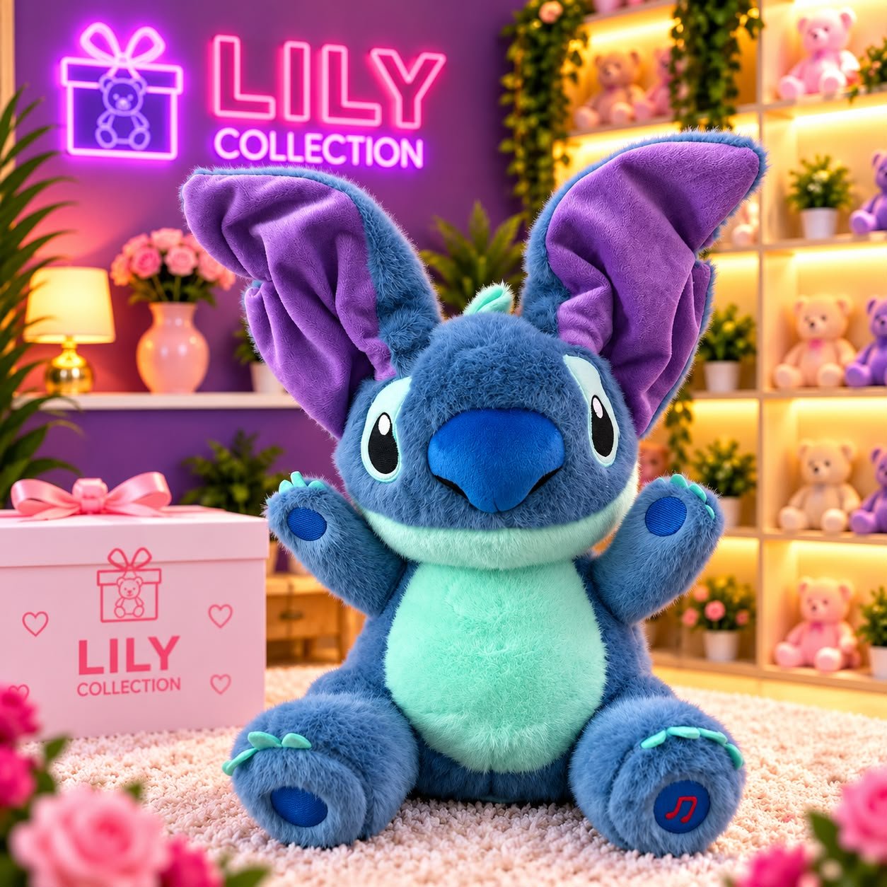 Free Delivery |💙 Stitch Hide-and-Seek Music Plush Toy | Sri Lanka 6 Free Delivery |💙 Stitch Hide-and-Seek Music Plush Toy | Sri Lanka - Image 6