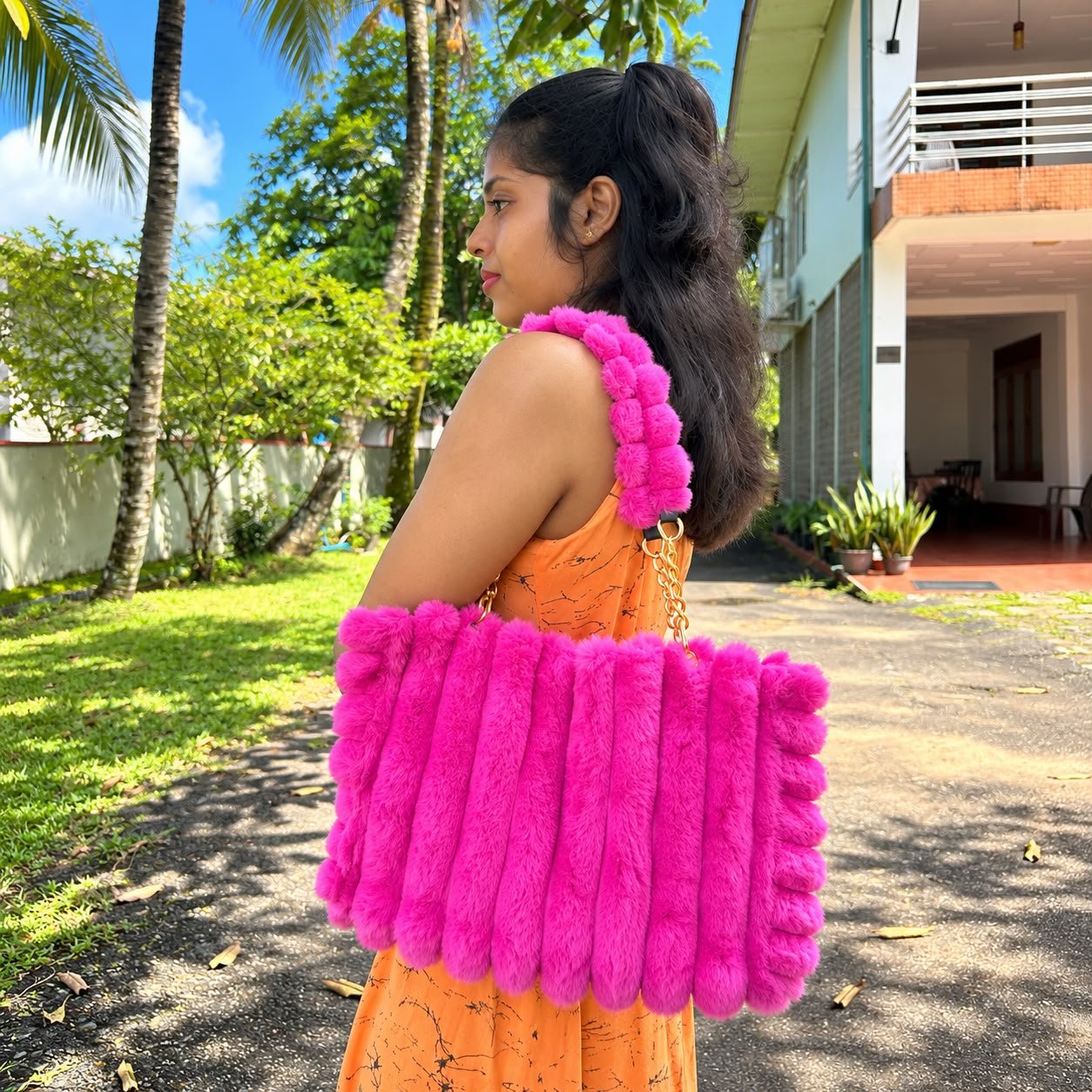 Free Delivery |👜 Premium Plush Handbags – Lily Collection 💖| Sri Lanka 8 Free Delivery |👜 Premium Plush Handbags – Lily Collection 💖| Sri Lanka - Image 8