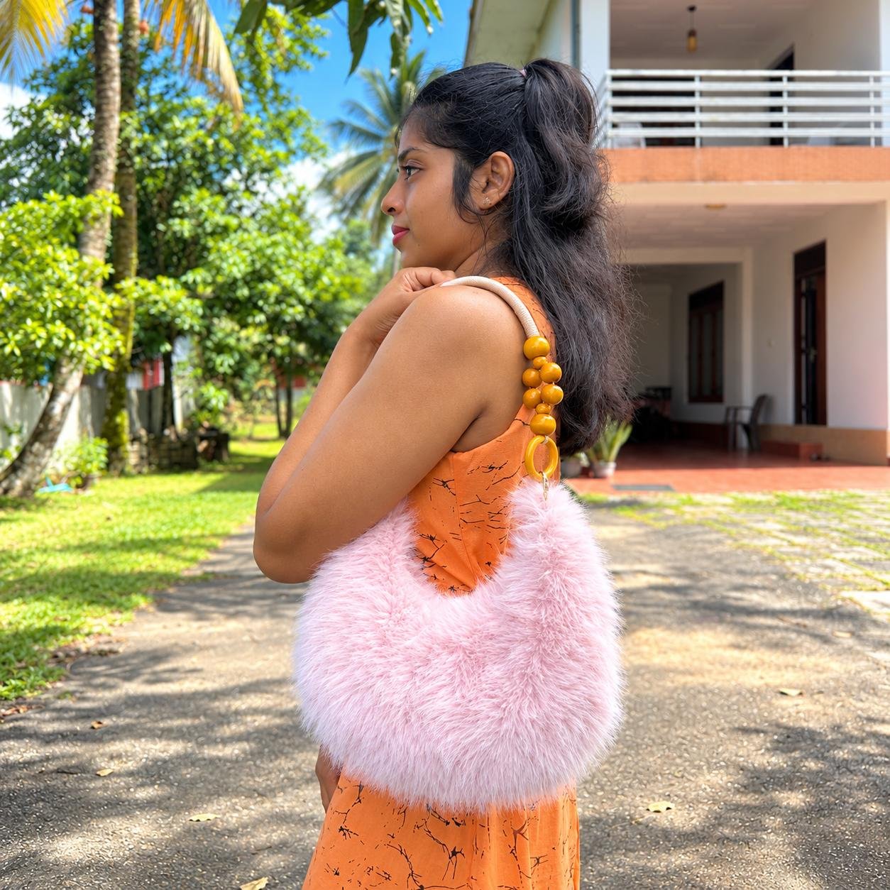 Free Delivery |👜 Premium Plush Handbags – Lily Collection 💖| Sri Lanka 7 Free Delivery |👜 Premium Plush Handbags – Lily Collection 💖| Sri Lanka - Image 7