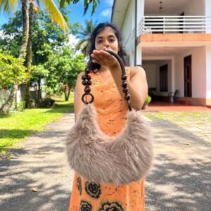 Home 31 Alternative view of Free Delivery |👜 Premium Plush Handbags – Lily Collection 💖| Sri Lanka