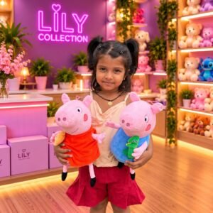 Free Delivery |🐷 Peppa Pig Family – Premium Plush Toys 💗| Sri Lanka - Image 2