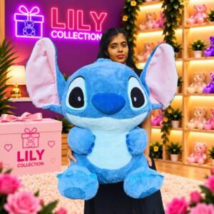Home 47 Alternative view of Free Delivery |💙 Jumbo Lilo Stitch 70cm – Unique Premium Plush Toy 🧸| Sri Lanka
