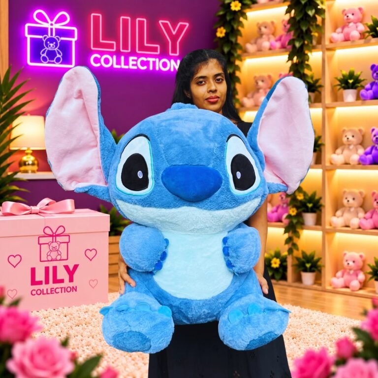 Free Delivery |💙 Jumbo Lilo Stitch 70cm – Unique Premium Plush Toy 🧸| Sri Lanka