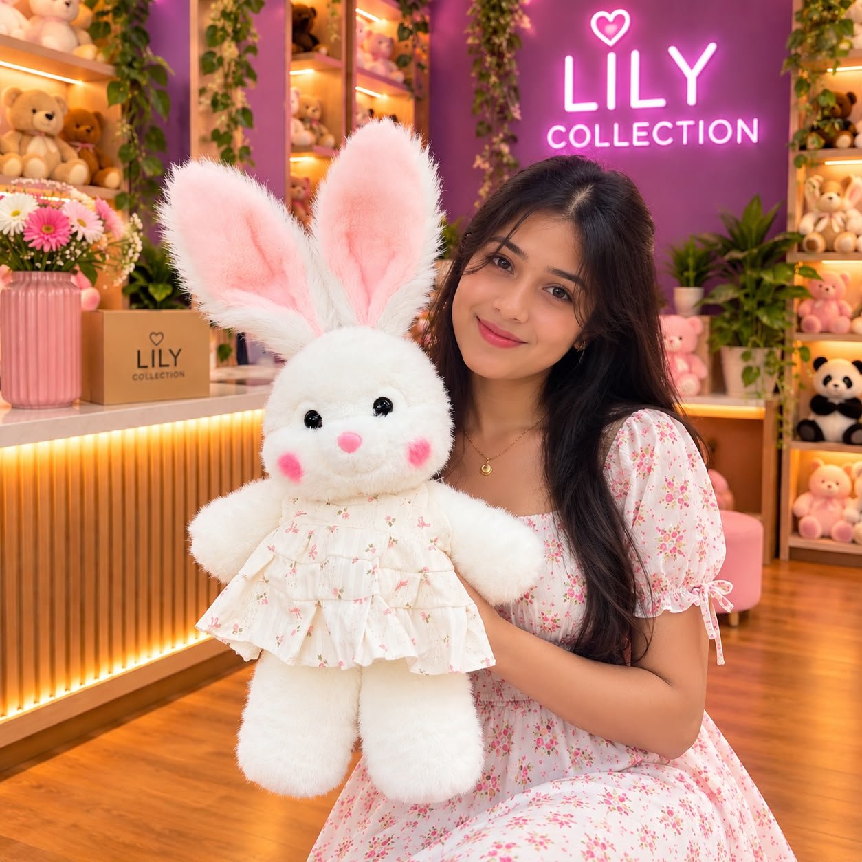 Free Delivery |🐰Fluffy Bunny – The Cutest Gift Ever! 💕| Sri Lanka 3 Free Delivery |🐰Fluffy Bunny – The Cutest Gift Ever! 💕| Sri Lanka - Image 3